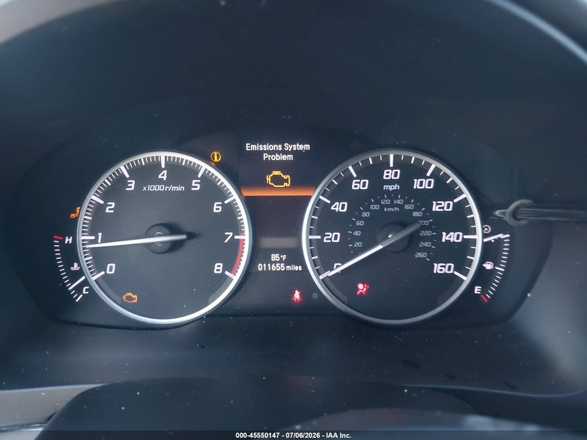 2021 Acura Ilx VIN 19UDE2F72MA007004 IAAI salvage auction — LEFT FRONT, Rebuildable (Florida), sold $7,150 on 2026-08-06 (photo 7)