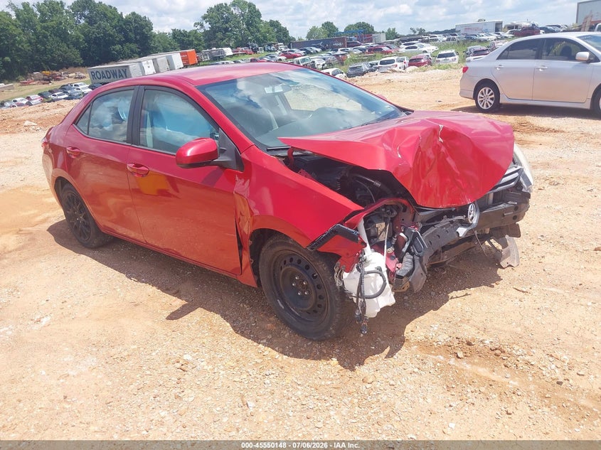 2016 Toyota Corolla VIN 5YFBURHE4GP444077 IAAI salvage auction — FRONT END, Salvage (Missouri), sold $675 on 2026-07-31 (photo 1)