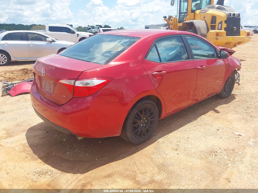 2016 Toyota Corolla VIN 5YFBURHE4GP444077 IAAI salvage auction — FRONT END, Salvage (Missouri), sold $675 on 2026-07-31 (photo 4)