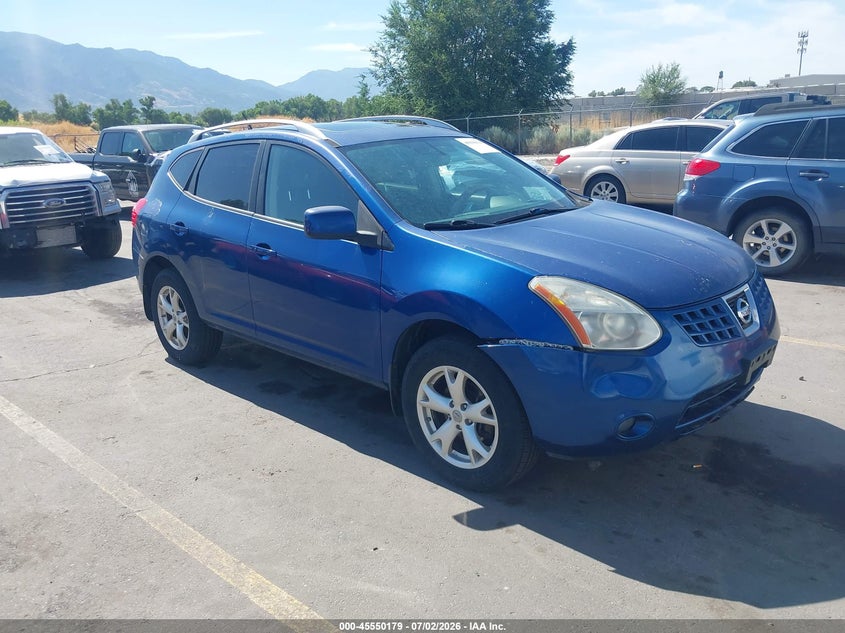2008 Nissan Rogue VIN JN8AS58V38W145347 IAAI salvage auction — NORMAL WEAR, Clear (Utah), sold $275 on 2026-07-09 (photo 1)