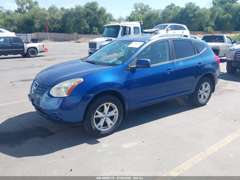 2008 Nissan Rogue VIN JN8AS58V38W145347 IAAI salvage auction — NORMAL WEAR, Clear (Utah), sold $275 on 2026-07-09 (photo 2)
