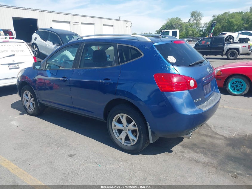 2008 Nissan Rogue VIN JN8AS58V38W145347 IAAI salvage auction — NORMAL WEAR, Clear (Utah), sold $275 on 2026-07-09 (photo 3)