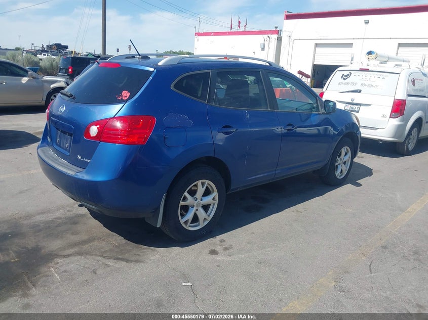 2008 Nissan Rogue VIN JN8AS58V38W145347 IAAI salvage auction — NORMAL WEAR, Clear (Utah), sold $275 on 2026-07-09 (photo 4)