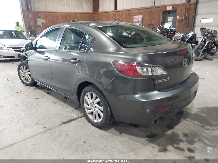 2012 Mazda 3 VIN JM1BL1W85C1659936 IAAI salvage auction — LEFT FRONT, Mv-907A (New York), sold $450 on 2026-07-17 (photo 3)