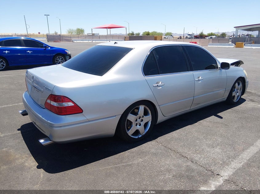 2005 Lexus Ls 430 VIN JTHBN36F255005023 IAAI salvage auction — FRONT END, Salvage (Nevada), sold $25 on 2026-07-24 (photo 4)