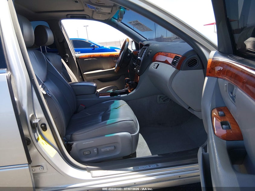 2005 Lexus Ls 430 VIN JTHBN36F255005023 IAAI salvage auction — FRONT END, Salvage (Nevada), sold $25 on 2026-07-24 (photo 5)