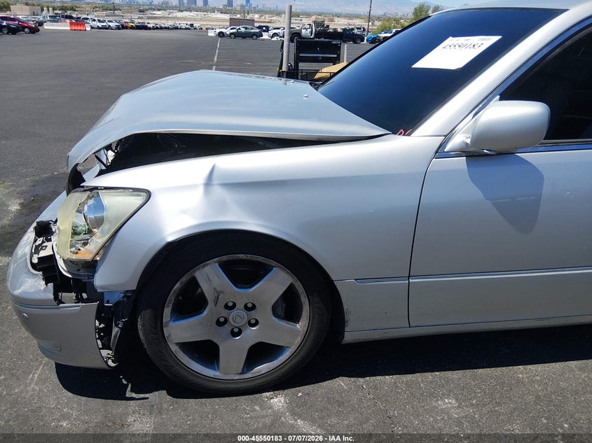 2005 Lexus Ls 430 VIN JTHBN36F255005023 IAAI salvage auction — FRONT END, Salvage (Nevada), sold $25 on 2026-07-24 (photo 6)