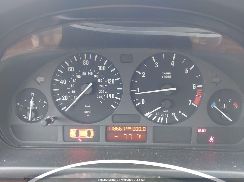 1999 BMW 5 series VIN WBADM5346XBY16708 IAAI salvage auction — NORMAL WEAR, Clear (Pennsylvania), sold $1,925 on 2026-07-15 (photo 7)