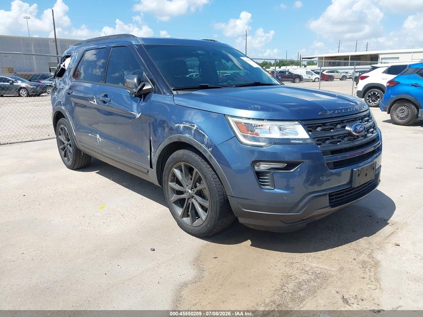 2018 Ford Explorer VIN 1FM5K7D82JGB17205 IAAI salvage auction — SIDE, Salvage (Texas), sold $1,950 on 2026-07-22 (photo 1)