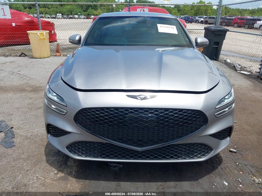 2025 Genesis G70 VIN KMTG34SC7SU148793 IAAI salvage auction — WATER/FLOOD, Salvage Title, sold $13,500 on 2026-09-08 (photo 6)