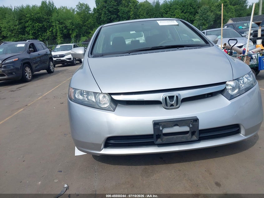 2008 Honda Civic hybrid VIN JHMFA362X8S009675 IAAI salvage auction — NORMAL WEAR, Clear (Connecticut), sold $350 on 2026-07-16 (photo 6)
