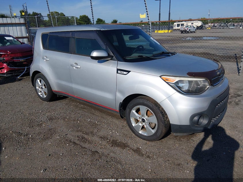 2017 Kia Soul VIN KNDJN2A20H7458755 IAAI salvage auction — NORMAL WEAR, Clear (Arkansas), sold $475 on 2026-07-29 (photo 1)