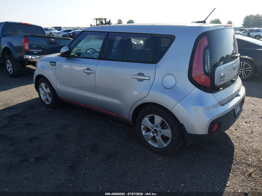 2017 Kia Soul VIN KNDJN2A20H7458755 IAAI salvage auction — NORMAL WEAR, Clear (Arkansas), sold $475 on 2026-07-29 (photo 3)