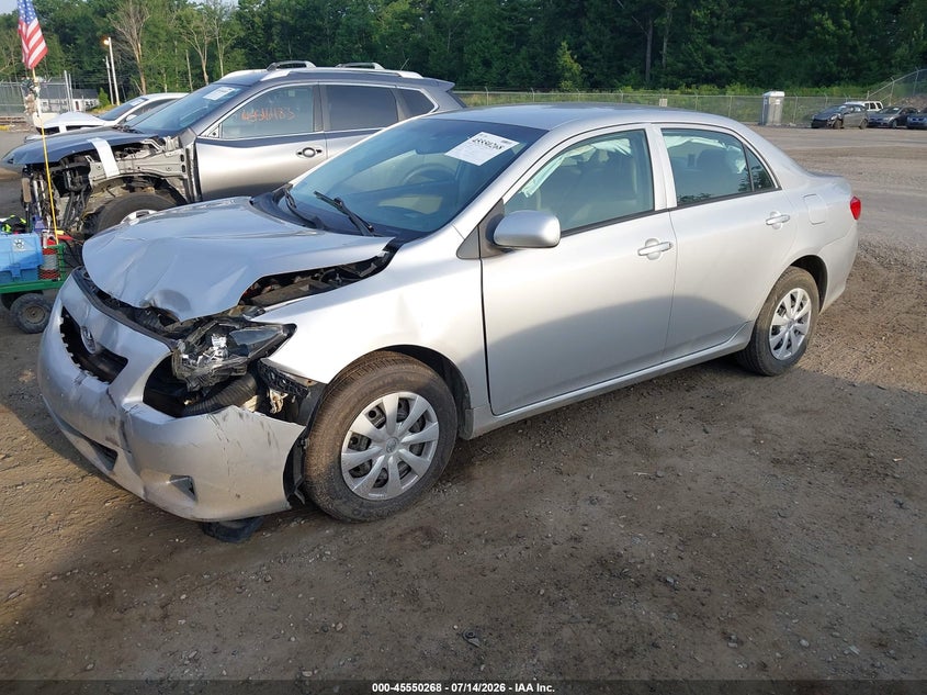 2009 Toyota Corolla VIN JTDBL40E999087263 IAAI salvage auction — FRONT END, Clear (Massachusetts), sold $775 on 2026-07-17 (photo 2)