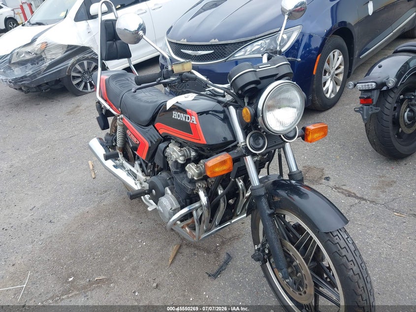 1982 Honda Cb750 VIN JH2RC0403CM301598 IAAI salvage auction — NORMAL WEAR, Clear (New York), sold $275 on 2026-07-21 (photo 1)