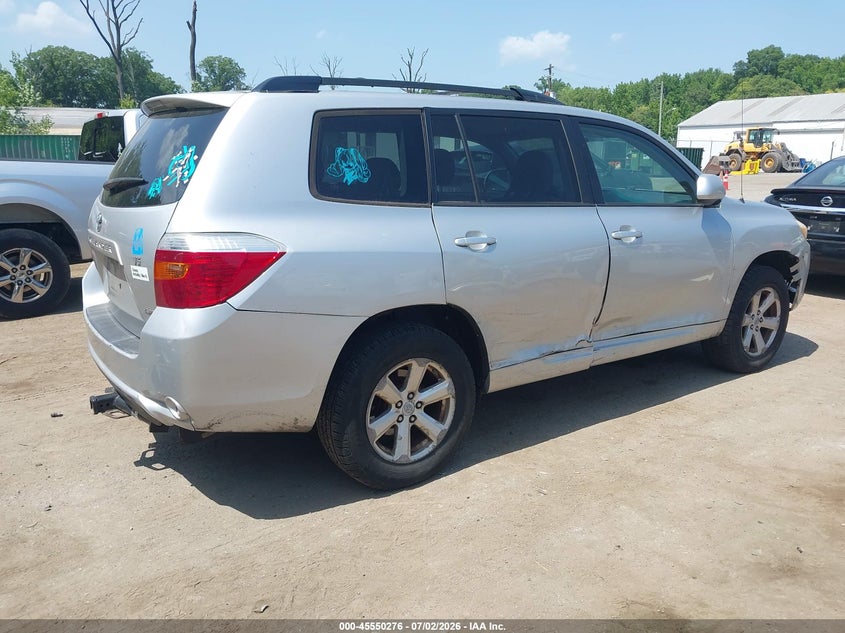 2008 Toyota Highlander VIN JTEES41A082104451 IAAI salvage auction — NORMAL WEAR, Clear (Maryland), sold $1,200 on 2026-07-14 (photo 4)