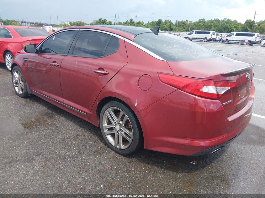 2013 Kia Optima VIN 5XXGR4A61DG123471 IAAI salvage auction — NORMAL WEAR, Salvage Title, sold $275 on 2026-07-20 (photo 3)