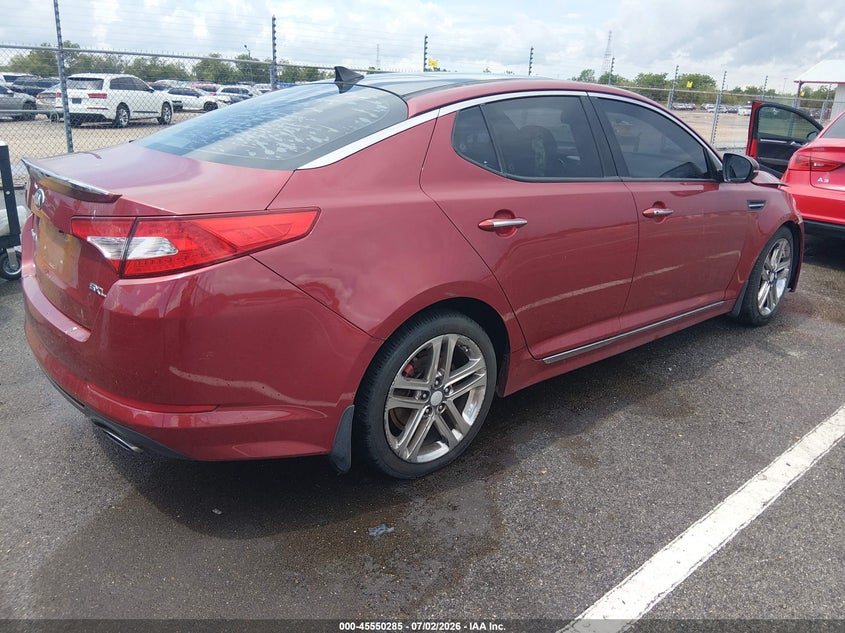 2013 Kia Optima VIN 5XXGR4A61DG123471 IAAI salvage auction — NORMAL WEAR, Salvage Title, sold $275 on 2026-07-20 (photo 4)