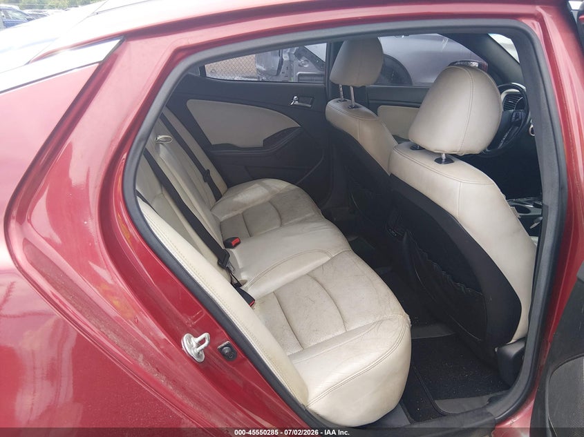 2013 Kia Optima VIN 5XXGR4A61DG123471 IAAI salvage auction — NORMAL WEAR, Salvage Title, sold $275 on 2026-07-20 (photo 8)