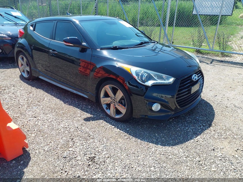2013 Hyundai Veloster VIN KMHTC6AE5DU147572 IAAI salvage auction — NORMAL WEAR, Clear (Illinois), sold $600 on 2026-07-29 (photo 1)