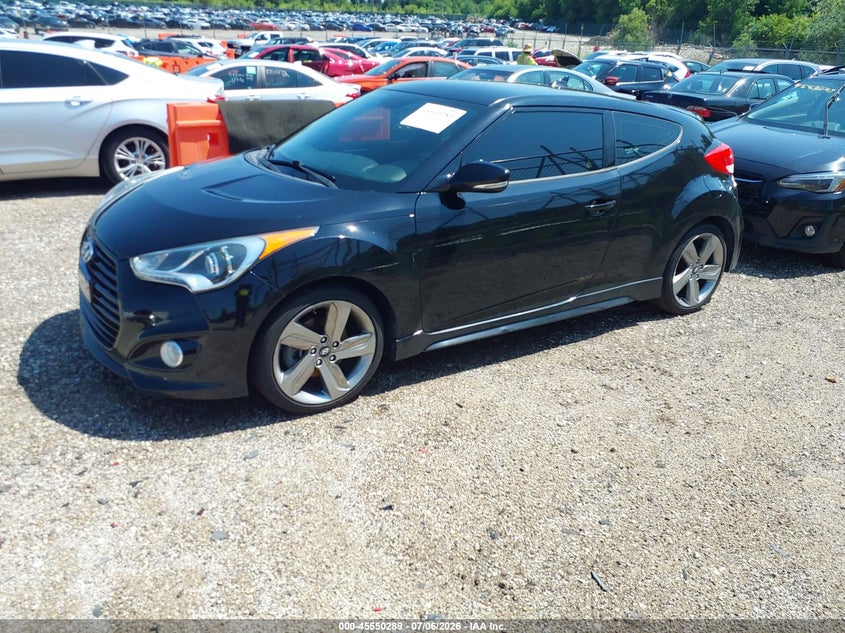 2013 Hyundai Veloster VIN KMHTC6AE5DU147572 IAAI salvage auction — NORMAL WEAR, Clear (Illinois), sold $600 on 2026-07-29 (photo 2)