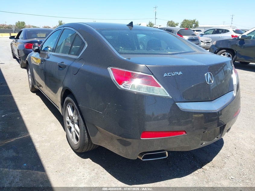 2009 Acura Tl VIN 19UUA86229A000466 IAAI salvage auction — SIDE, Salvage (California), sold $800 on 2026-07-31 (photo 3)