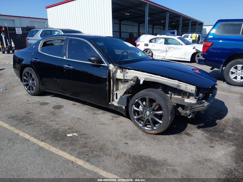 2008 Maserati Quattroporte VIN ZAMFE39A380038354 IAAI salvage auction — FRONT END, Clear (South Carolina), sold $450 on 2026-08-05 (photo 1)