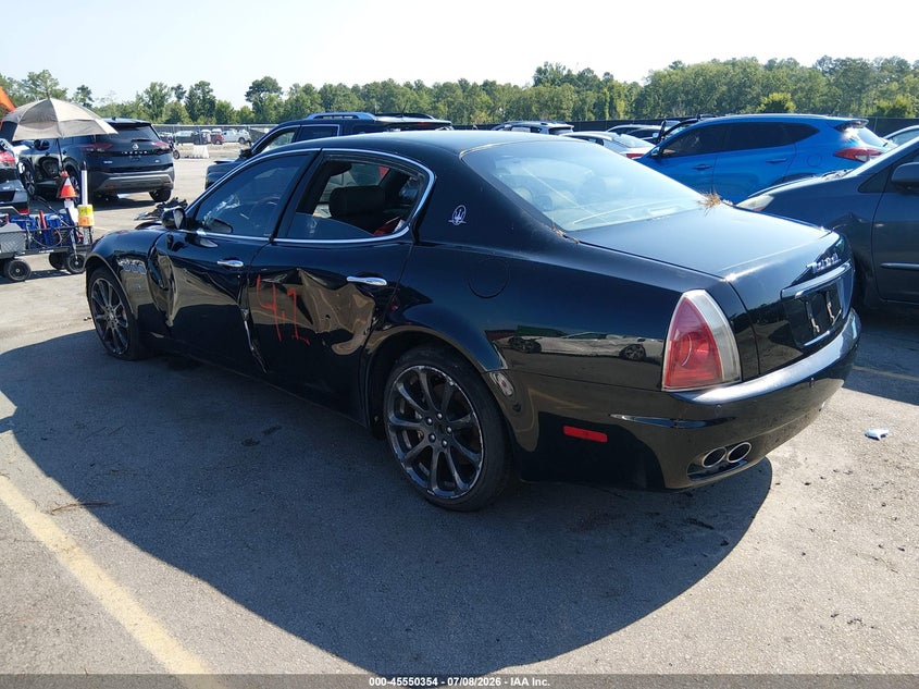 2008 Maserati Quattroporte VIN ZAMFE39A380038354 IAAI salvage auction — FRONT END, Clear (South Carolina), sold $450 on 2026-08-05 (photo 3)