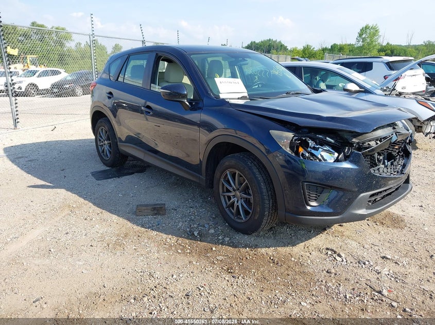 2015 Mazda Cx-5 VIN JM3KE4BY2F0502271 IAAI salvage auction — FRONT END, Clear (Wisconsin), sold $1,250 on 2026-07-28 (photo 1)