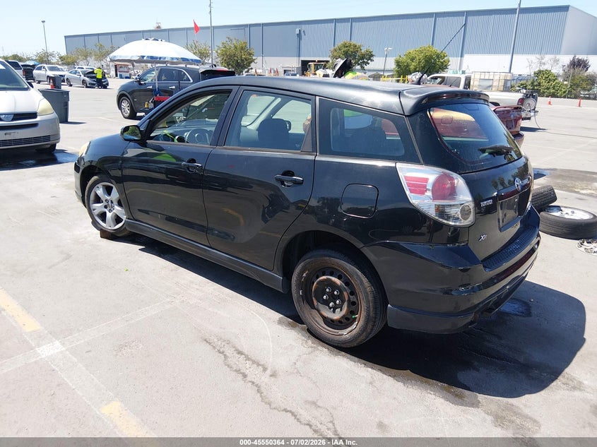 2006 Toyota Matrix VIN 2T1KR32E26C607931 IAAI salvage auction — NORMAL WEAR, Clear - Dealer Only (California), sold $675 on 2026-07-29 (photo 3)