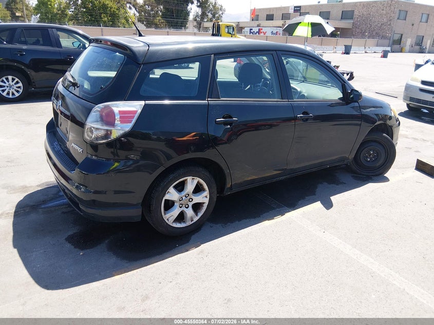 2006 Toyota Matrix VIN 2T1KR32E26C607931 IAAI salvage auction — NORMAL WEAR, Clear - Dealer Only (California), sold $675 on 2026-07-27 (photo 4)