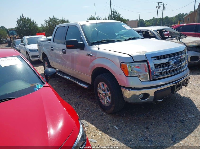 2014 Ford F-150 VIN 1FTFW1EF4EKF87083 IAAI salvage auction — FRONT END, Salvage (North Carolina), sold $3,550 on 2026-07-27 (photo 1)