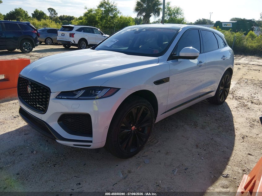 2021 Jaguar F-pace VIN SADCT2FU5MA666401 IAAI salvage auction — FRONT END, Rebuildable (Florida), sold $15,800 on 2026-07-18 (photo 2)
