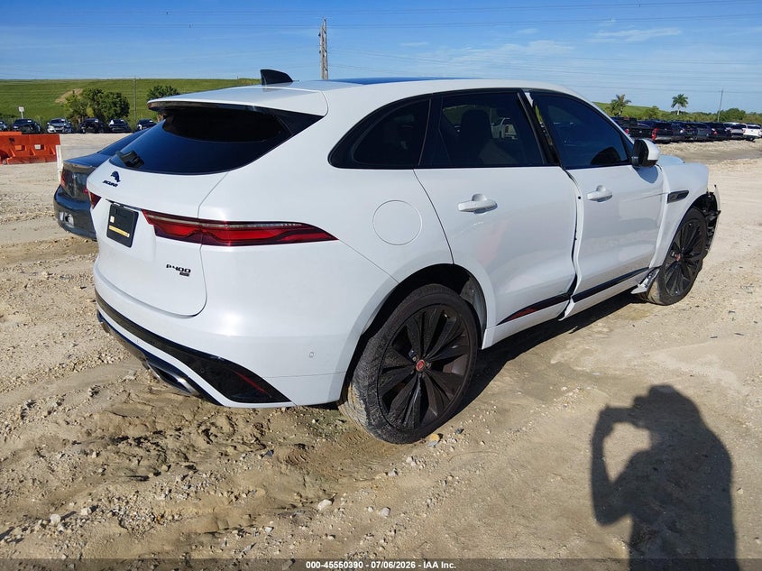 2021 Jaguar F-pace VIN SADCT2FU5MA666401 IAAI salvage auction — FRONT END, Rebuildable (Florida), sold $15,800 on 2026-07-18 (photo 4)