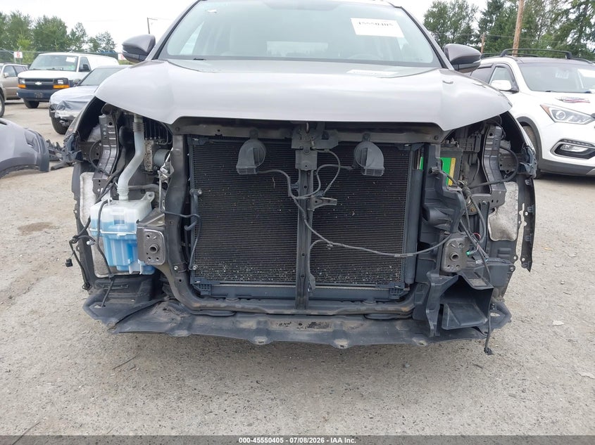 2015 Toyota Highlander VIN 5TDJKRFH5FS211734 IAAI salvage auction — FRONT END, Bill Of Sale (Washington), sold $6,900 on 2026-07-29 (photo 6)