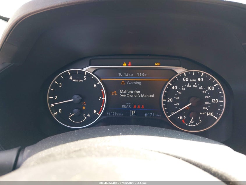 2023 Nissan Altima VIN 1N4BL4DV6PN339040 IAAI salvage auction — HAIL, Original (Texas), sold $8,100 on 2026-09-04 (photo 7)