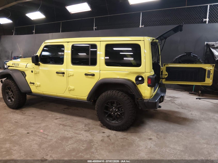 2024 Jeep Wrangler / VIN 1C4PJXDG8RW287321 IAAI salvage auction — FRONT END, Salvage Title, sold $13,100 on 2026-08-30 (photo 3)
