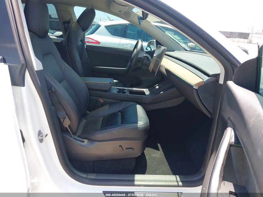 2021 Tesla Model y VIN 5YJYGAEE9MF259165 IAAI salvage auction — FRONT END, Salvage Title, sold $8,800 on 2026-07-17 (photo 5)