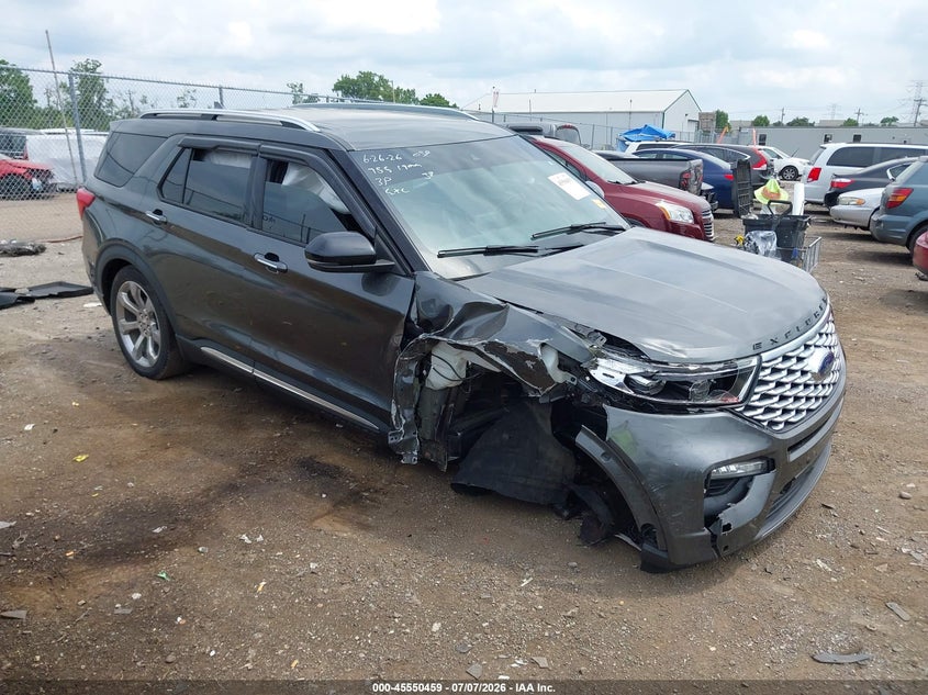 2020 Ford Explorer VIN 1FM5K8HCXLGA05095 IAAI salvage auction — FRONT & REAR, Wait Title, sold $5,475 on 2026-09-03 (photo 1)