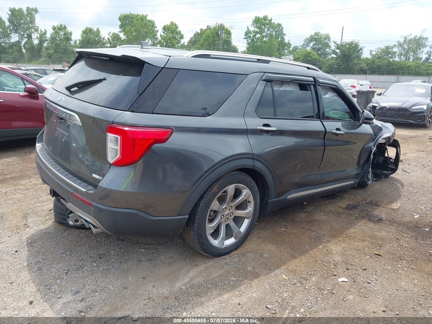 2020 Ford Explorer VIN 1FM5K8HCXLGA05095 IAAI salvage auction — FRONT & REAR, Wait Title, sold $5,475 on 2026-09-03 (photo 4)