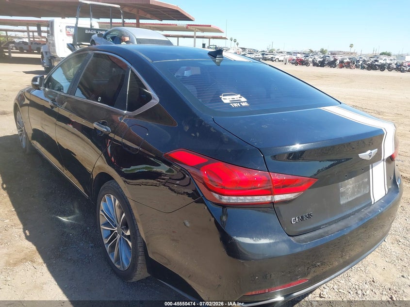 2015 Hyundai Genesis VIN KMHGN4JE0FU076798 IAAI salvage auction — NORMAL WEAR, Restored (Arizona), sold $800 on 2026-07-28 (photo 3)