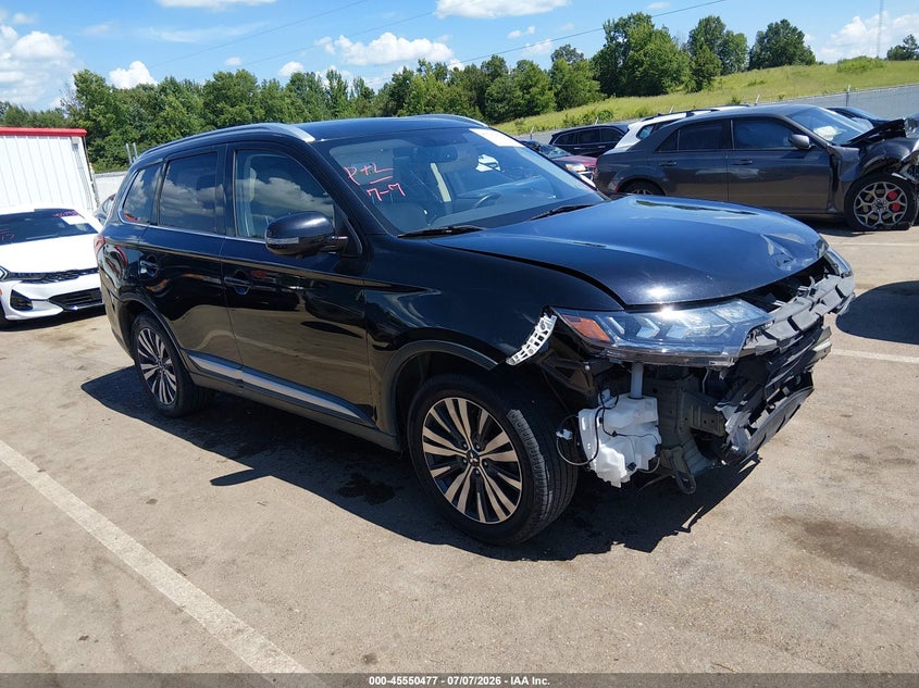 2019 Mitsubishi Outlander VIN JA4AZ3A3XKZ049171 IAAI salvage auction — FRONT END, Salvage (Mississippi), sold $2,850 on 2026-07-30 (photo 1)