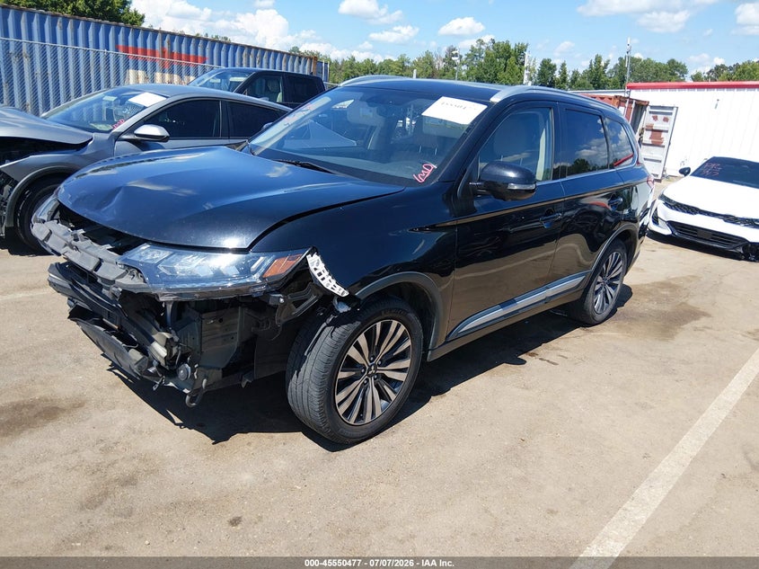 2019 Mitsubishi Outlander VIN JA4AZ3A3XKZ049171 IAAI salvage auction — FRONT END, Salvage (Mississippi), sold $2,850 on 2026-07-30 (photo 2)