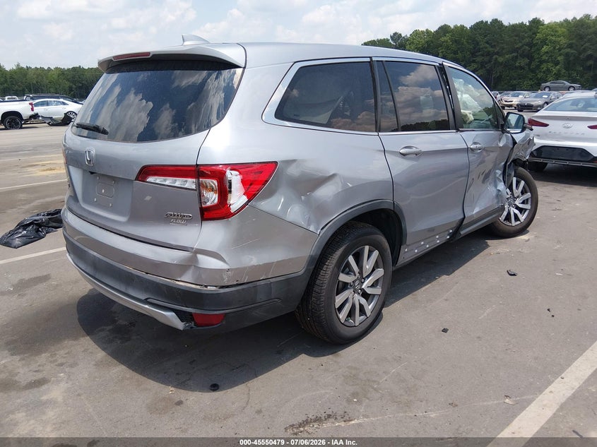 2020 Honda Pilot VIN 5FNYF6H4XLB014019 IAAI salvage auction — RIGHT FRONT, Salvage (North Carolina), sold $3,575 on 2026-08-21 (photo 4)