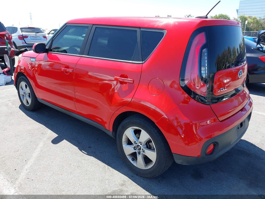 2019 Kia Soul VIN KNDJN2A2XK7684051 IAAI salvage auction — THEFT, Salvage (California), sold $2,225 on 2026-07-23 (photo 3)