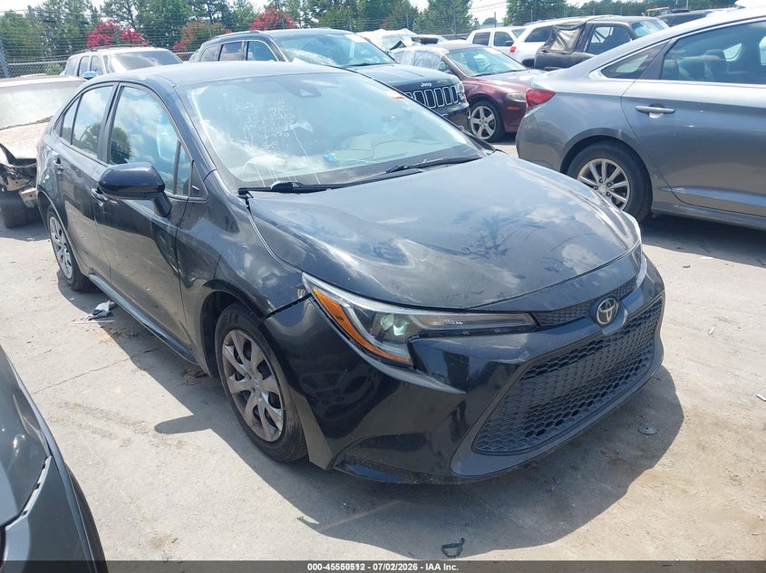 2022 Toyota Corolla VIN 5YFEPMAE6NP334520 IAAI salvage auction — REPOSSESSION, Clear (North Carolina), sold $1,750 on 2026-07-27 (photo 1)