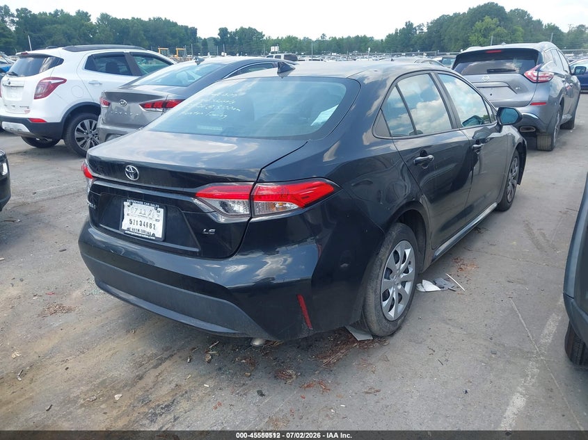 2022 Toyota Corolla VIN 5YFEPMAE6NP334520 IAAI salvage auction — REPOSSESSION, Clear (North Carolina), sold $1,750 on 2026-07-27 (photo 4)