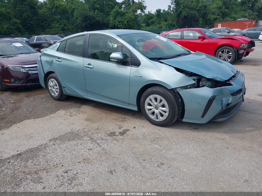 2022 Toyota Prius VIN JTDKAMFU6N3189671 IAAI salvage auction — FRONT END, Salvage - Greater Than 75% (Maryland), sold $5,800 on 2026-07-30 (photo 1)