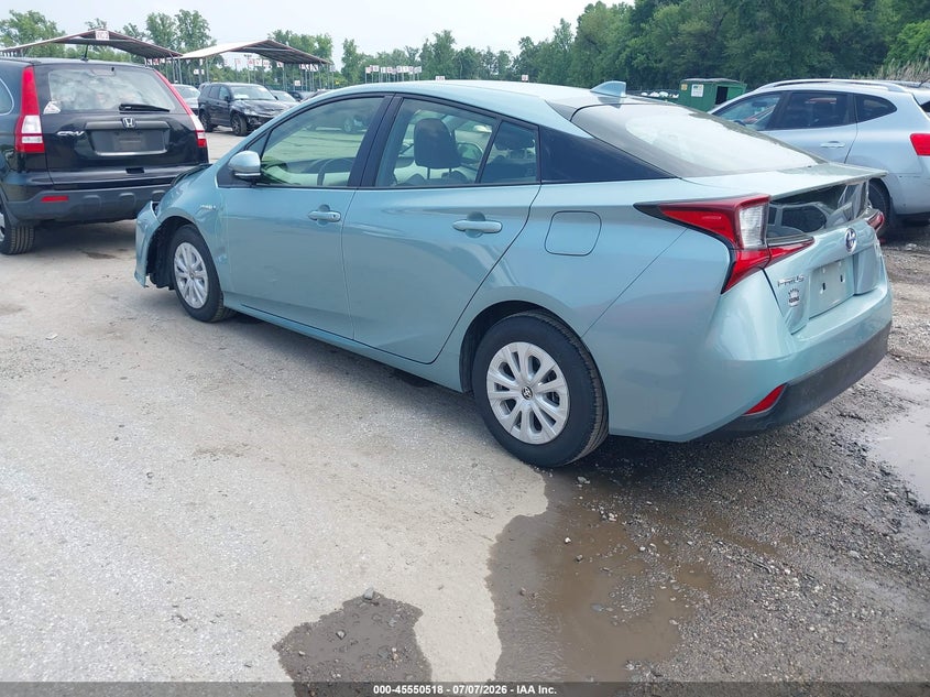 2022 Toyota Prius VIN JTDKAMFU6N3189671 IAAI salvage auction — FRONT END, Salvage - Greater Than 75% (Maryland), sold $5,800 on 2026-07-30 (photo 3)