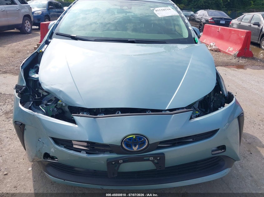 2022 Toyota Prius VIN JTDKAMFU6N3189671 IAAI salvage auction — FRONT END, Salvage - Greater Than 75% (Maryland), sold $5,800 on 2026-07-30 (photo 6)